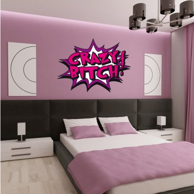 Autocolante decorativo crazy