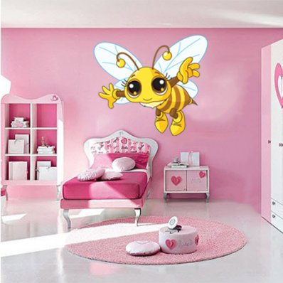 Autocolante decorativo infantil abeja