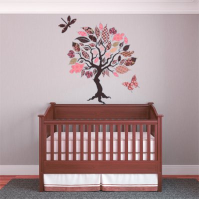 Autocolante decorativo infantil árbol