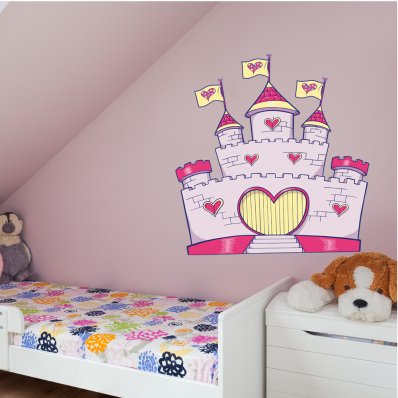 Autocolante decorativo infantil Castelo