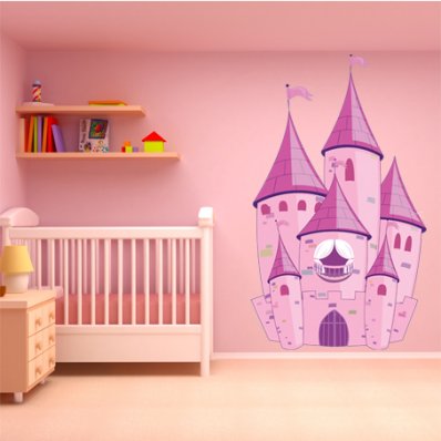 Autocolante decorativo infantil Castelo