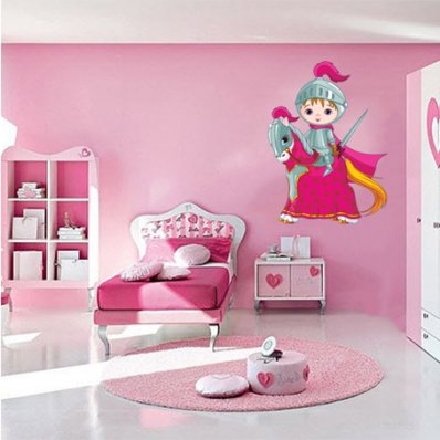 Autocolante decorativo infantil cavaleiros