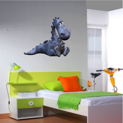 Autocolante decorativo infantil dragón