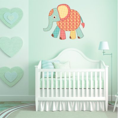 Autocolante decorativo infantil elefante