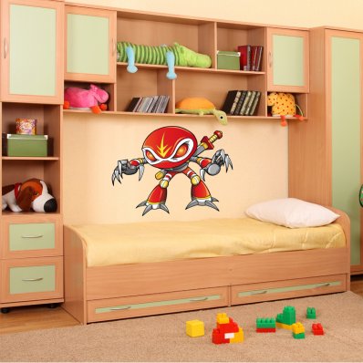 Autocolante decorativo infantil monstro