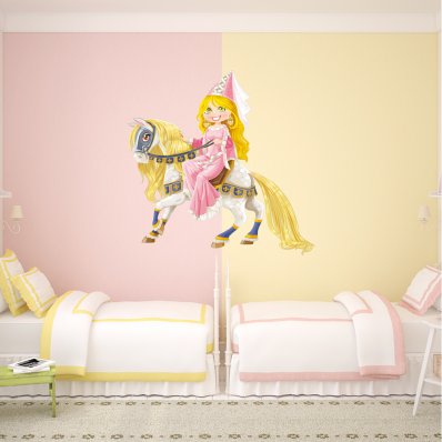 Autocolante decorativo infantil princesa