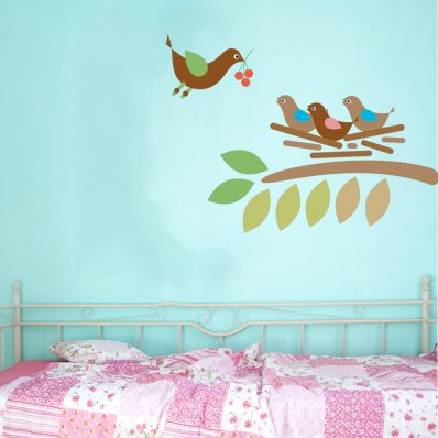 Autocolante decorativo infantil rama