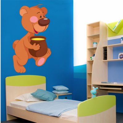 Autocolante decorativo infantil Ursinho