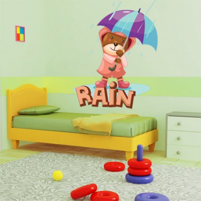 Autocolante decorativo infantil Ursinho