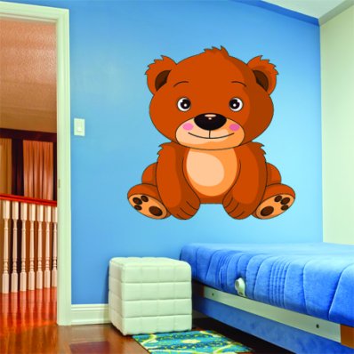 Autocolante decorativo infantil Ursinho