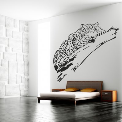 Autocolante decorativo leopardo