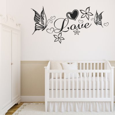 Autocolante decorativo love