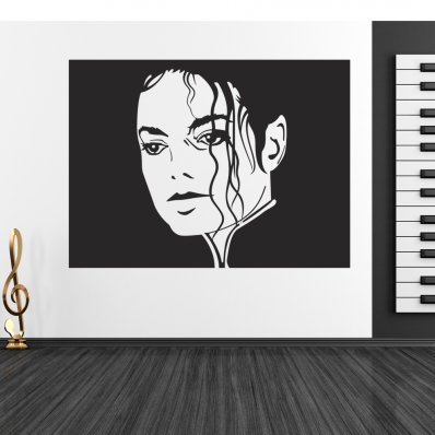 Autocolante decorativo michael jackson