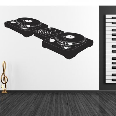 Autocolante decorativo  misturador da música