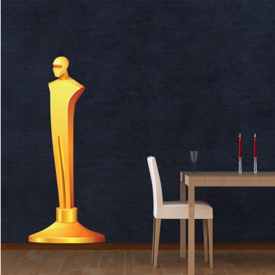 Autocolante decorativo oscar