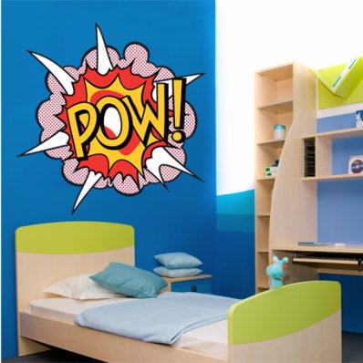 Autocolante decorativo Pow!