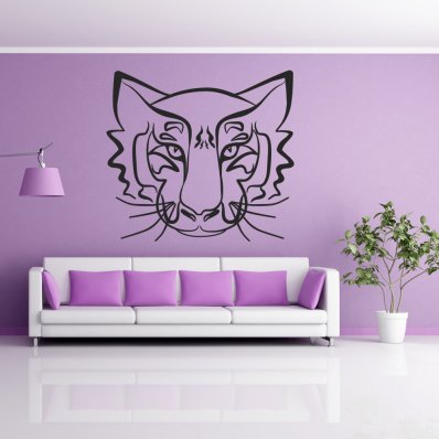 Autocolante decorativo Tigre