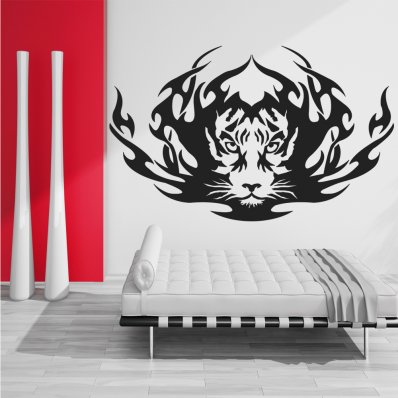 Autocolante decorativo Tigre