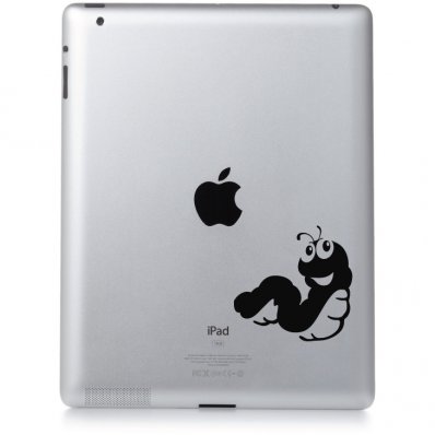 Autocolante ipad 2 minhoca