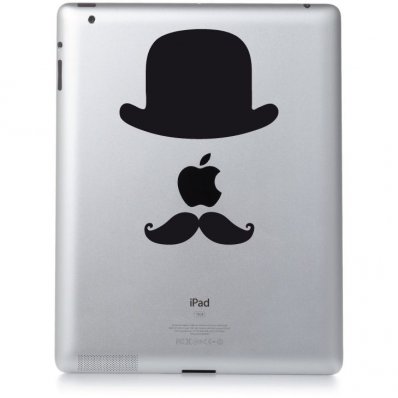 Autocolante ipad 3 gentleman