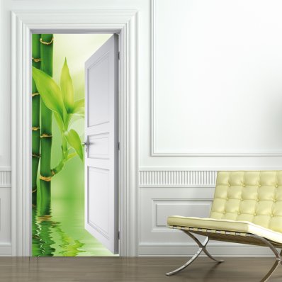 Bamboo Door Stickers