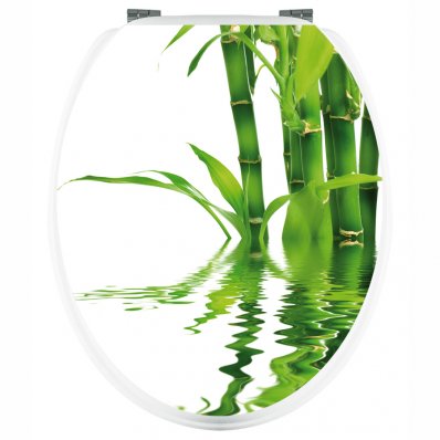 Bamboo - Toilet Seat Decal Sticker