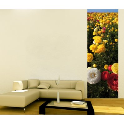 Banner Flowers Wall Sticker