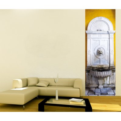 Banner Fountain Wall Sticker