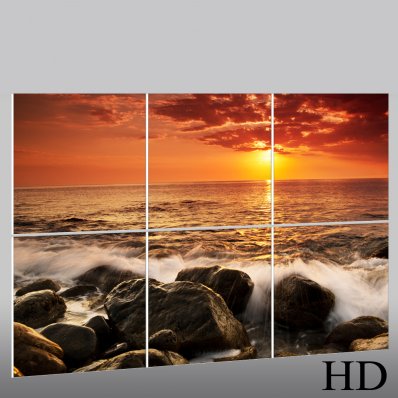 Beach - Triptych Forex Print