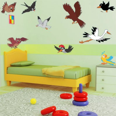 Bird Set Wall Stickers