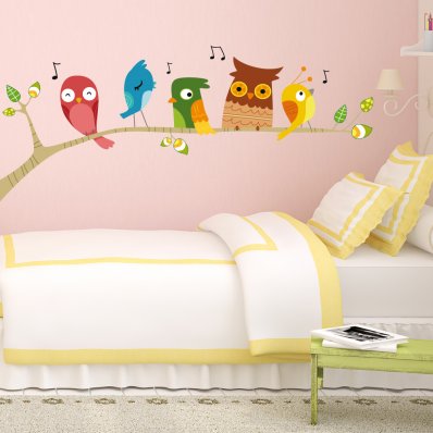 Birds Branch Wall Stickers