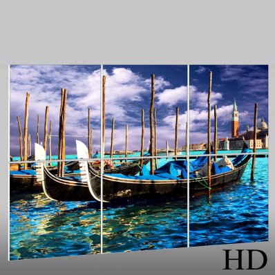 Boat - Triptych Forex Print