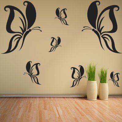 Butterflies Set Wall Stickers