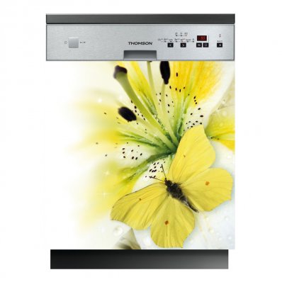 Butterfly Flower - Dishwasher Cover Panels