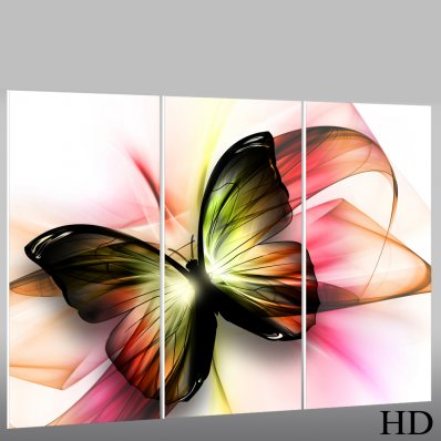 Butterfly - Triptych Forex Print