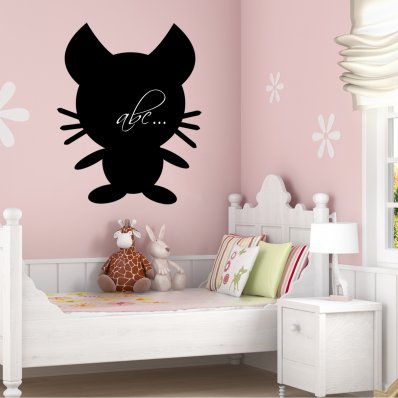 Cat - Chalkboard / Blackboard Wall Stickers