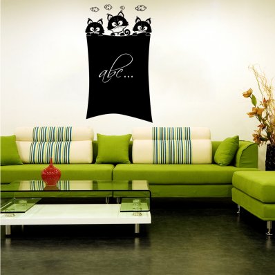 Cats - Chalkboard / Blackboard Wall Stickers