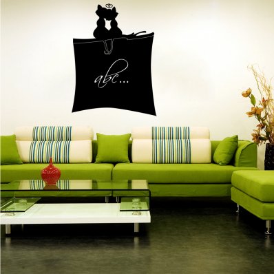 Cats - Chalkboard / Blackboard Wall Stickers