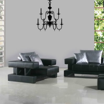 Chandelier Wall Stickers