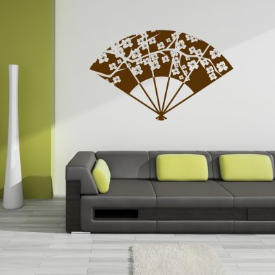 Chinese fan Wall Stickers