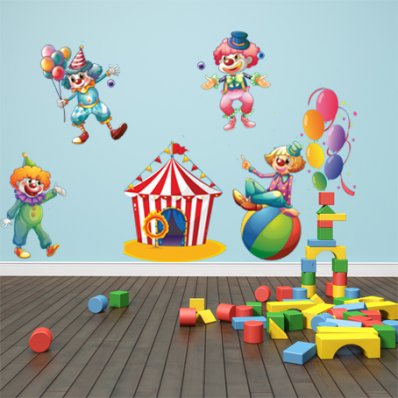 Circus Set Wall Stickers