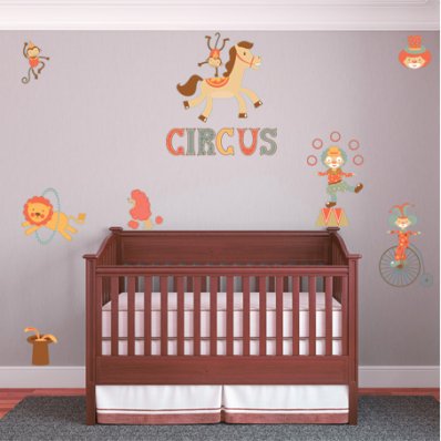 Circus Set Wall Stickers