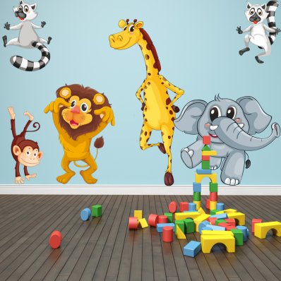 Circus Set Wall Stickers