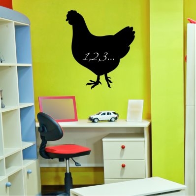 Cock - Chalkboard / Blackboard Wall Stickers