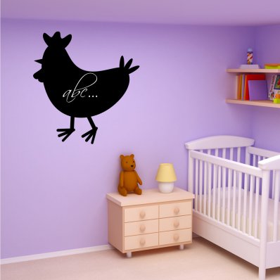 Cock - Chalkboard / Blackboard Wall Stickers