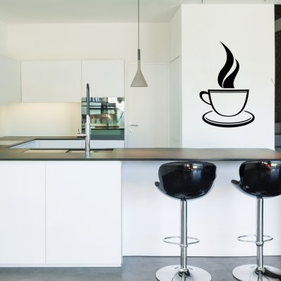 Coffee Cup Wall Stickers