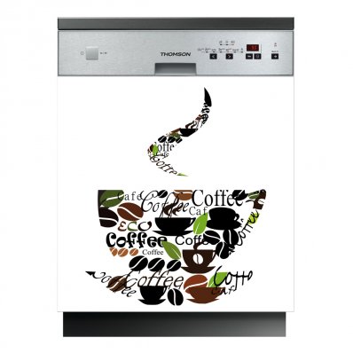 Coffee - Dishwasher Cover Panels