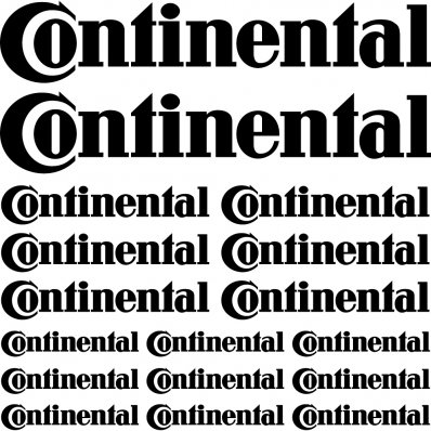 Continental Aufkleber-Set