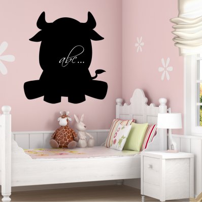 Cow - Chalkboard / Blackboard Wall Stickers