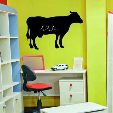 Cow - Chalkboard / Blackboard Wall Stickers